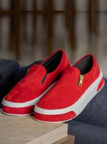 Women Casual Shoes - 紅色 - 查看 3