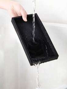 Khay Đựng Đồ Silicon Cho Phòng Tắm Nhà Bếp Phòng Khách Bàn Trang Điểm, Chìa Khóa Hộp Đựng Mỹ Phẩm - màu đen - Xem 3