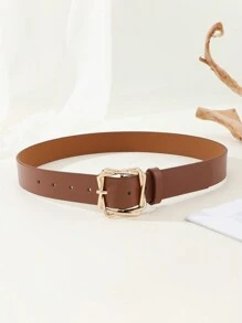 1 chiếc thắt lưng thời trang màu đen đa năng dành cho nữ dùng cho áo phông, bộ đồ, váy, áo khoác, áo gió mùa hè, mùa thu, mùa thu, Halloween - Cà phê - Xem 3