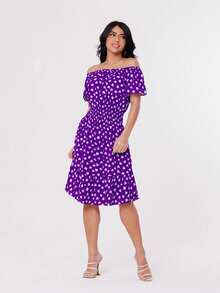 Women Dresses - Màu tím - Xem 2