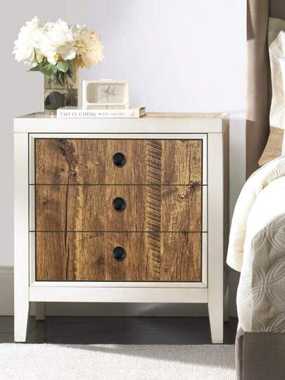 1PC Contact Paper Wood Wallpaper Distressed Grain Rustic Peel Stick Waterproof Self Adhesive Removable Look Roll Brown,Renovation Stickers Wand Panels,Wall Paper, Wallpapers, ation Items Refresh Your Home,Rama view 7