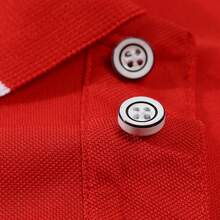 Men's 185g Combed Ice Ions Color Block Turn-Down Collar Polo Shirt Gym Clothes Men - Red - View 7