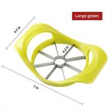 Chuyên nghiệp Apple Máy cắt lát - Thép không gỉ Apple Corer - Máy cắt quả táo Và Cốt lõi Để loại bỏ - Apple Corer Công cụ Với 8 Sắc Lưỡi kiếm - màu xanh lá - Xem 5