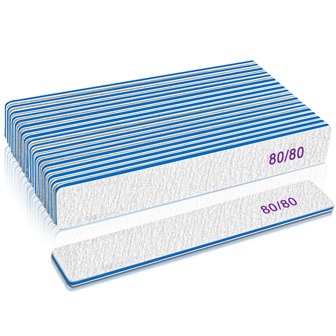 Nail File, 12Pcs Professional Nail Files Double Sided Emery Board (80/80 Grit) For Home And Salon Nail Art Tools Nail Sanding Block File Emery Board,Nail Supplies,Nail Tools,Nail Art Tools,Back To School,Nails,Nail Tools For Press On Nails