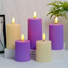 紫色淺褐色的子彈齒輪三套裝 - 彩色 - 查看 3