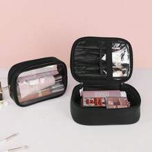 Classic Black - 2-in-1 Set Makeup Bag - Black - View 2