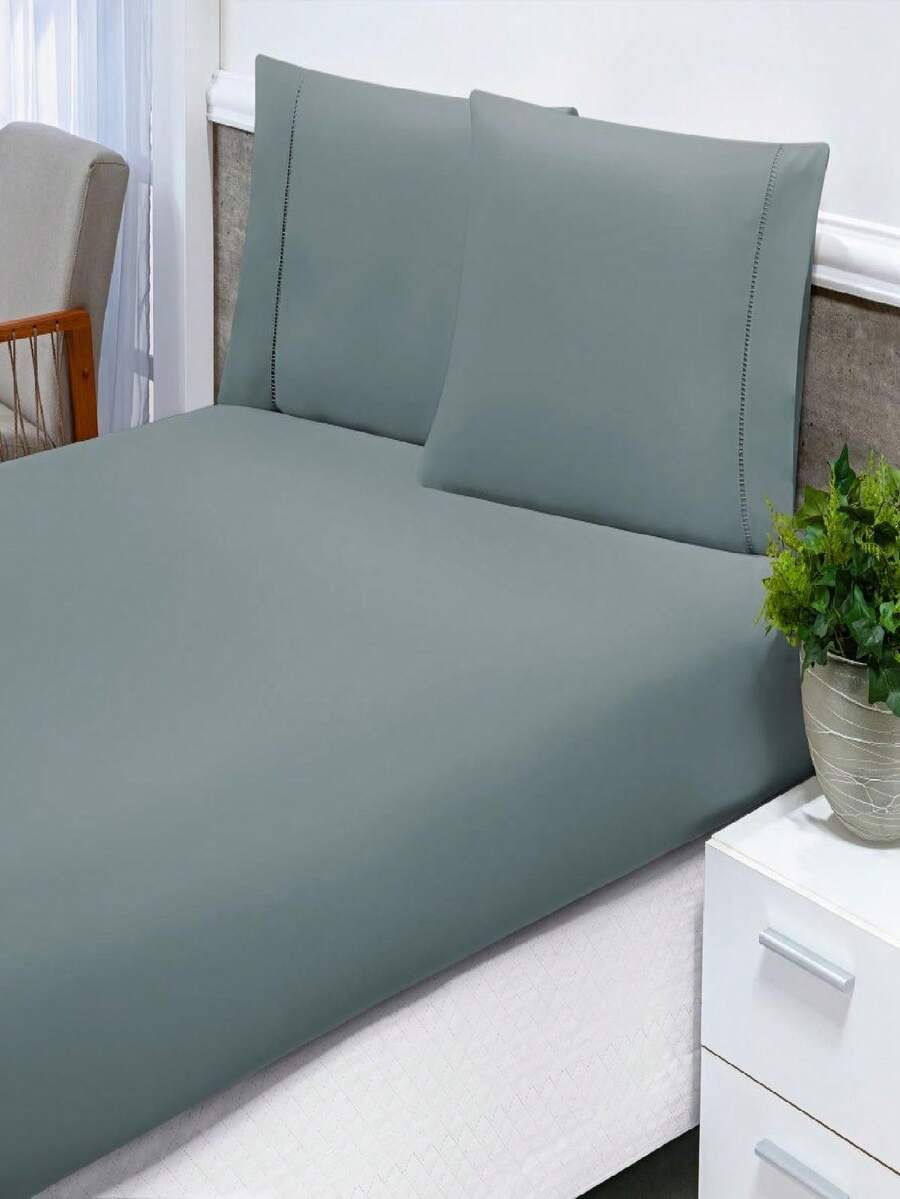 Sheet Sets with Pillowcases - 灰色 - 查看 1