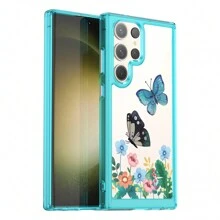 閃耀繽紛奢華時尚手機殼,適用於samsung Galaxy S23 Ultra/s23+/s23fe/s23/s22 Ultra/s22+/s22/note10+/note 20 Ultra/note 20/m54 5g/m34 5g/m23/m14/m13 5g/f54 5g/f34/f23/f14/a73/a54 5g/a53/a34 5g/a33/a25/a24/a23/a14/a13/a04s手機殼 - 透藍 - 查看 1