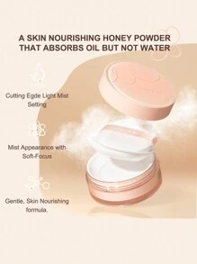 JUDYDOLL Soft Focus Setting Powder - Orange Blossom Soft Matte Setting Powder, Oil Control, Long-Lasting Transparent, Suitable For Self-Use, Gifting, Dating, Makeup Parties, Beginner-Friendly, Niche New Product, Surprise New Product, Unique, Gift For Friends, Girlfriend, Wedding Essential, Wedding Guest, Singles Party, Luxury Makeup, Natural Commute Makeup, Sweet Makeup, Healthy Glow Makeup, Date Makeup - Màu be - Xem 3