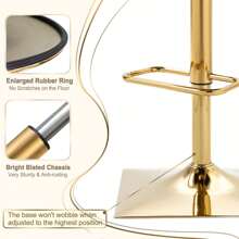 Swivel Velvet Bar Stool Set Of 2, Adjustable Comfy Counter Height Barstool, Modern Dining Chair With Woven Back