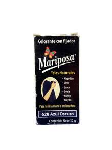 COLORANTE DE TELAS PASTILLA AZUL OSCURO MARIPOSA 628 3266 - Azul - Ver 2