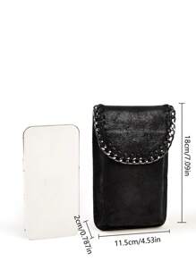 DAZY Túi Crossbody Nữ màu trơn - màu đen - Xem 6