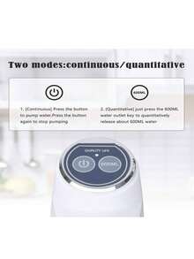 Dispensador para Botellas de Agua de Galón con Bomba - Blanco - Ver 3