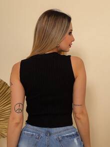 Women Sweaters - 黑色 - 查看 6