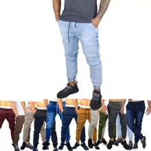 Men Sweatpants - 軍綠色 - 查看 2