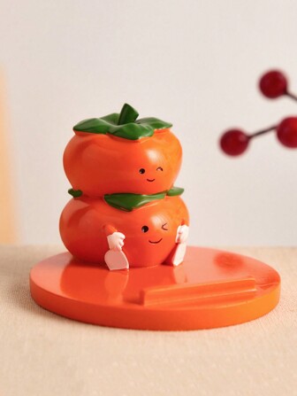 1pc Cute Resin Homophonic Fruit-Shaped Mobile Phone Stand Best Gifts Birthday