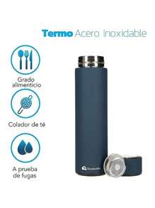Termo de Acero Inoxidable Bluelander 500 ml ¡Mejora tu Estilo con excelente Funcionalidad! - Azul - Ver 3