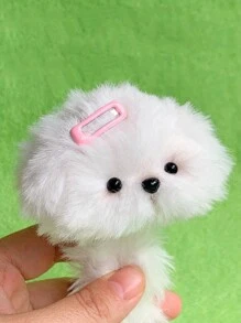 1Pc/1M Plush Rabbit Hair Iron Wire Thread Twist Rope Ribbon Bar Strip Stick String Multicolor Felt Fabric DIY Sewing Accessory - White - View 2