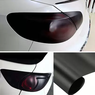 1 Roll Matt Frosted Fog Car Light Lamp Headlight Taillight Tint Vinyl Sticker Sheet Auto Film Decoration Color Change