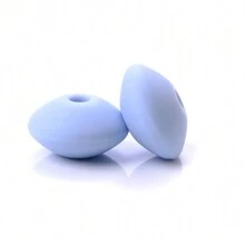 50颗12毫米硅胶算盘珠，DIY手链项链钥匙扣工艺材料 - 彩色 - 查看 15