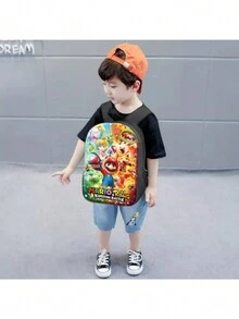 Children's School Backpack - Versatile And Functional Design For Boys And Girls, Primary Boy Backpacks, Girl's School Backpacks, Bottle Compartment, Durable And Resistant Fabric - Multicolor - View 2