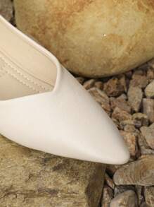 Giày cao gót Nữ - Màu be - Xem 5