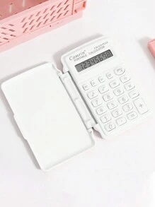 1入迷你便攜摺疊科學計算機,口袋計算機 - 白色 - 查看 5