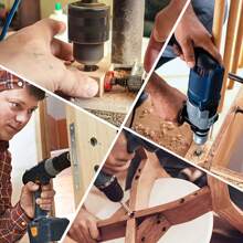 5入組鑽孔鑽頭設置15/20/25/30/35mm,無鉛鉬鋼成型器鑽頭高速鋼木製工具沖壓頭木質板材扁翼鑽孔鉸鏟硬質合金鉆孔多功能倒鑽孔鑽孔鑽頭,適用於木材、塑料、膠合板等 - 銀色 - 查看 3