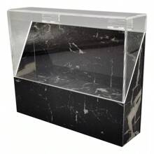 8 Slots Tweezers Holder, Leody Acrylic Display Stand With Lid - 黑色 - 查看 2