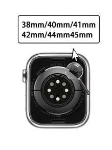 1 个红色夜光表壳适用于 Apple Watch 38 毫米 40 毫米 41 毫米 42 毫米 44 毫米 45 毫米超薄保险杠保护套硬质 PC 保险杠表壳框架适用于 Apple Watch Series 8 7 6 5 4 3 SE