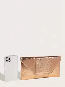 豪華晚餐包、晚餐包迷人、優雅、精緻、安靜豪華金屬紋理翻蓋鏈條方形包方形包適合女士、女士、派對女孩、新娘完美的派對、婚禮、舞會、晚餐/宴會、晚餐/宴會、最佳禮物適合女性媽媽老師朋友伴娘 - 香檳色 - 查看 2