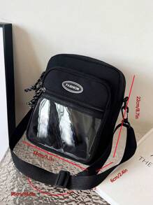 Casual Mini Solid Color Crossbody Shoulder & Messenger Square Bag