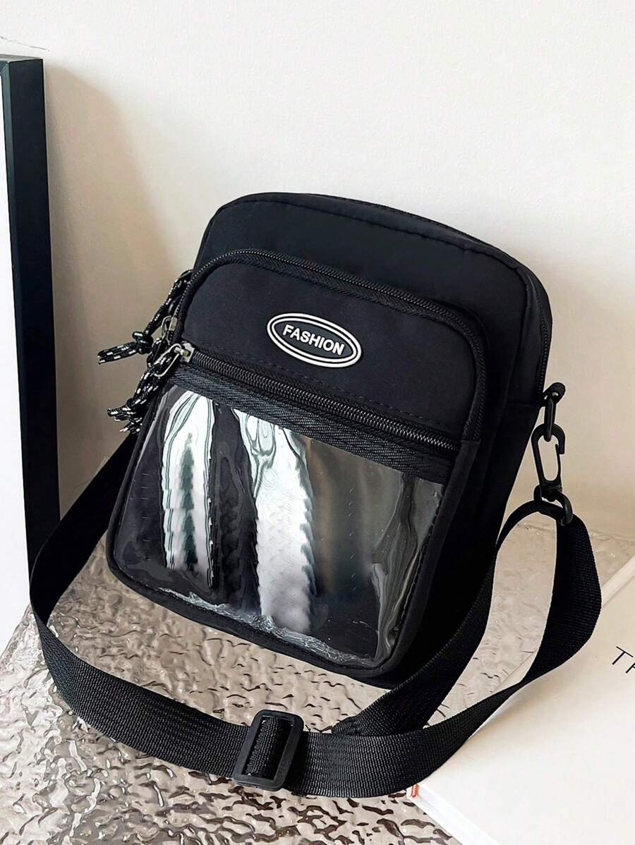 Casual Mini Solid Color Crossbody Shoulder & Messenger Square Bag