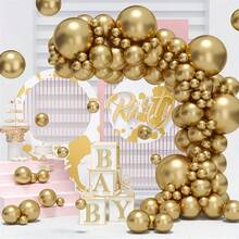 100pcs, 5 inches Chrome Metallic Balloon for Birthday Party Wedding Anniversary Decoration Balloons