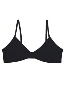 Women Thin Ribbed Bralette, Sexy Wireless Non-Padded Backless Comfortable Breathable Soft Bra, Suitable For Home Wear, Lingerie - View 4