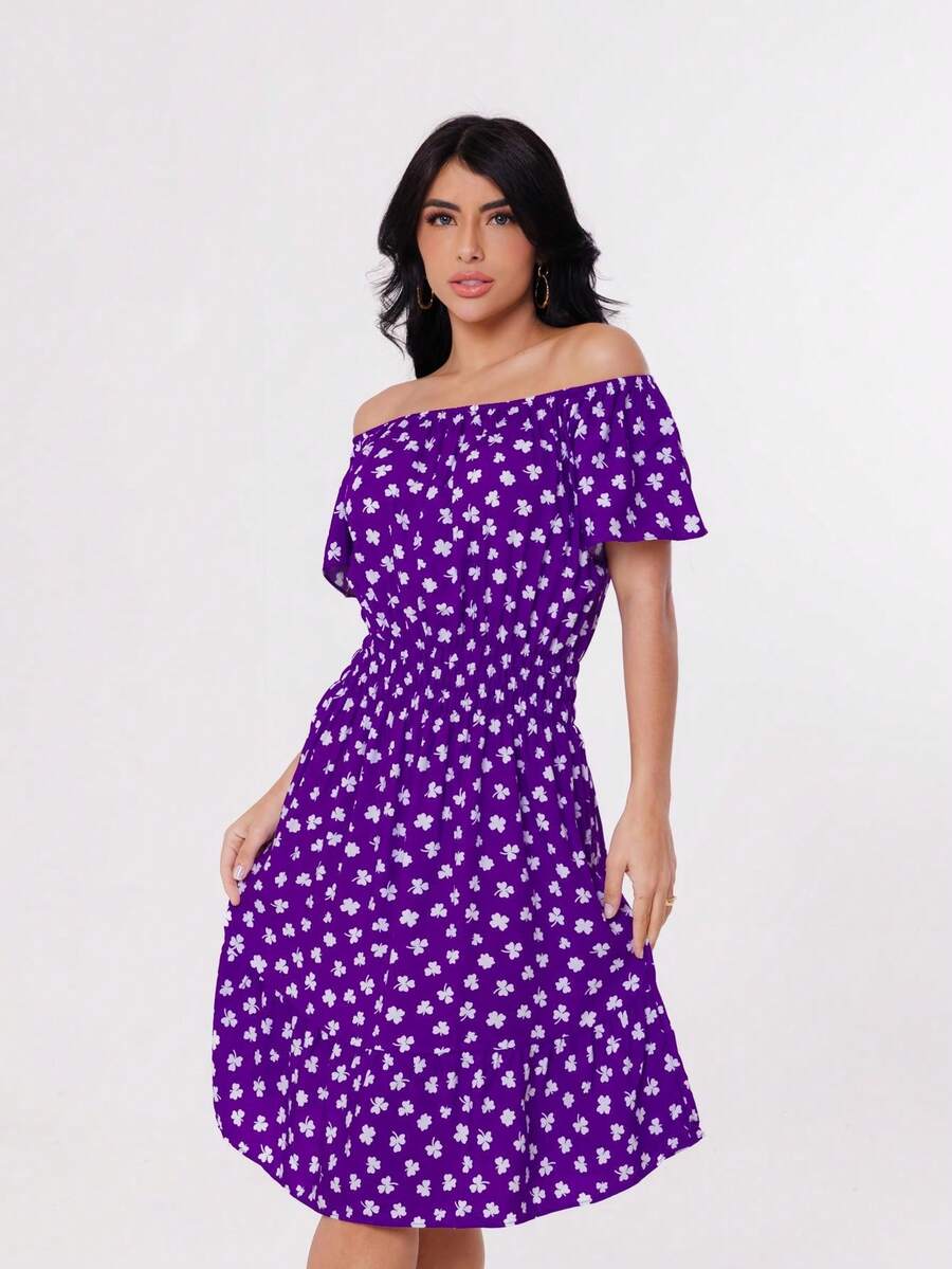 Women Dresses - Màu tím - Xem 1