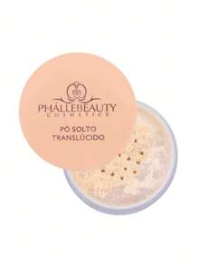 Pó Translúcido Efeito natural, longa duração e controle da oleosidade cosmeticos Phallebeauty Festa Junina - Bege - Visão 2
