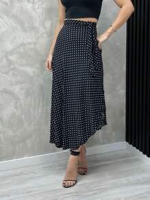 Women Skirts - Black and White - View 3