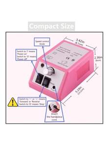 DianaBeauty Professional Nail Filing Set, Electric Nail File, Nail File, Gel Exfoliant, Nail Polishing Tool - Pink - View 4