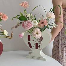 1pc Handheld Flower Box With Mirror Surface, Silver Flower Basket & Gift Box For Bouquet Packaging - Multicolor - View 5