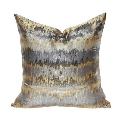 Golden Ombre Gleaming Abstract Pillowcase In Multiple Sizes