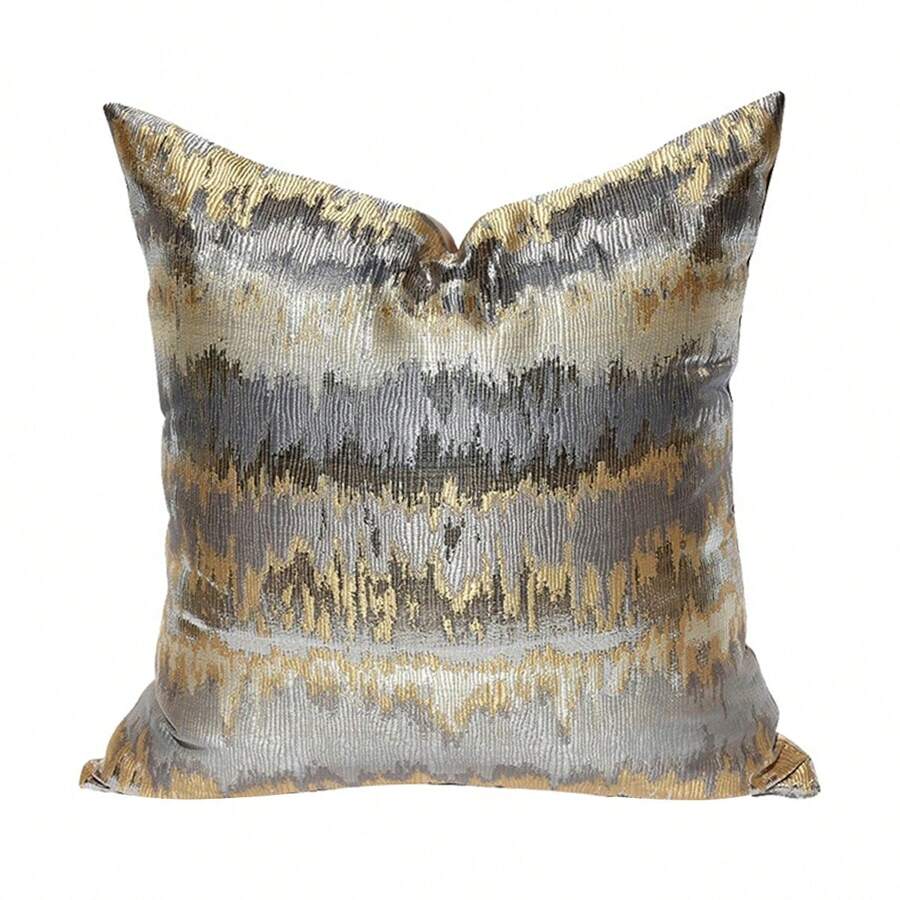 Golden Ombre Gleaming Abstract Pillowcase In Multiple Sizes - Gold - View 1