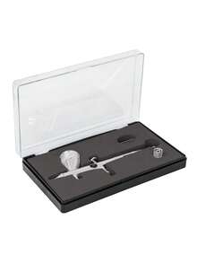 Pistola aerográfica de gravedad con vaso fijo - Gris Claro - Ver 2