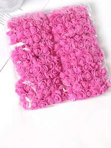 Hoa Nhân Tạo - hoa hồng màu hồng - Xem 2