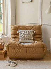 1 件时尚柔软拼布抱枕套，简约风格，适合日常休闲使用 - 彩色 - 查看 5