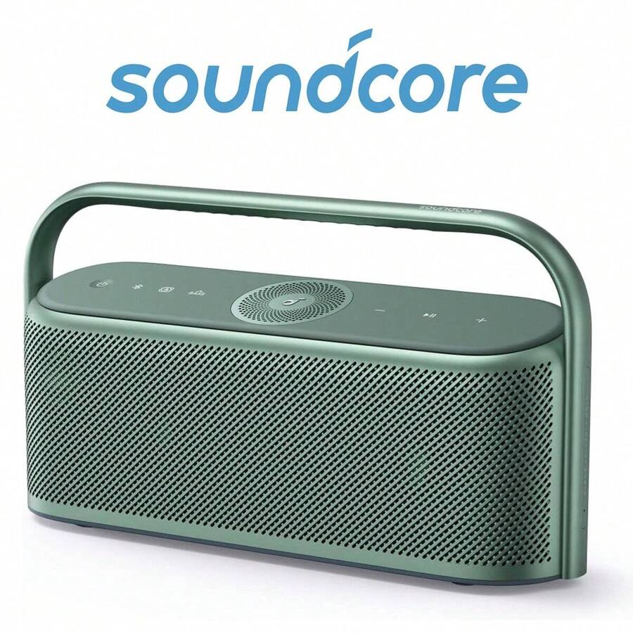 Soundcore Motion X600 Portable Bluetooth Speaker with Wireless Hi-Res Spatial Audio,50W Sound, IPX7 Waterproof, 12H Long Playtime, Pro EQ, Built-in Handle, AUX-in