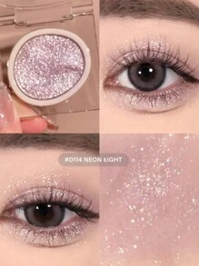 JOOCYEE 眼影d114霓虹燈高光閃爍,持久不結塊,高顯色度 - D114霓虹燈 - 查看 2