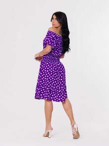 Women Dresses - Màu tím - Xem 4