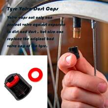 10/50/100入組輪胎氣閥帽,配有o形橡膠環,適用於汽車、suv、自行車、卡車、摩托車,具有密封性能和堅固耐用的通用氣閥套 - 綠色 - 查看 2