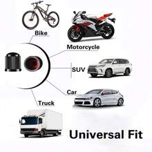 10/50/100入組輪胎氣閥帽,配有o形橡膠環,適用於汽車、suv、自行車、卡車、摩托車,具有密封性能和堅固耐用的通用氣閥套 - 綠色 - 查看 5